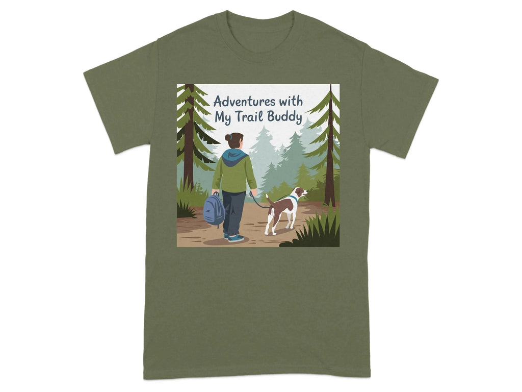 Adventures with My Trail Buddy T-Shirts T-shirt