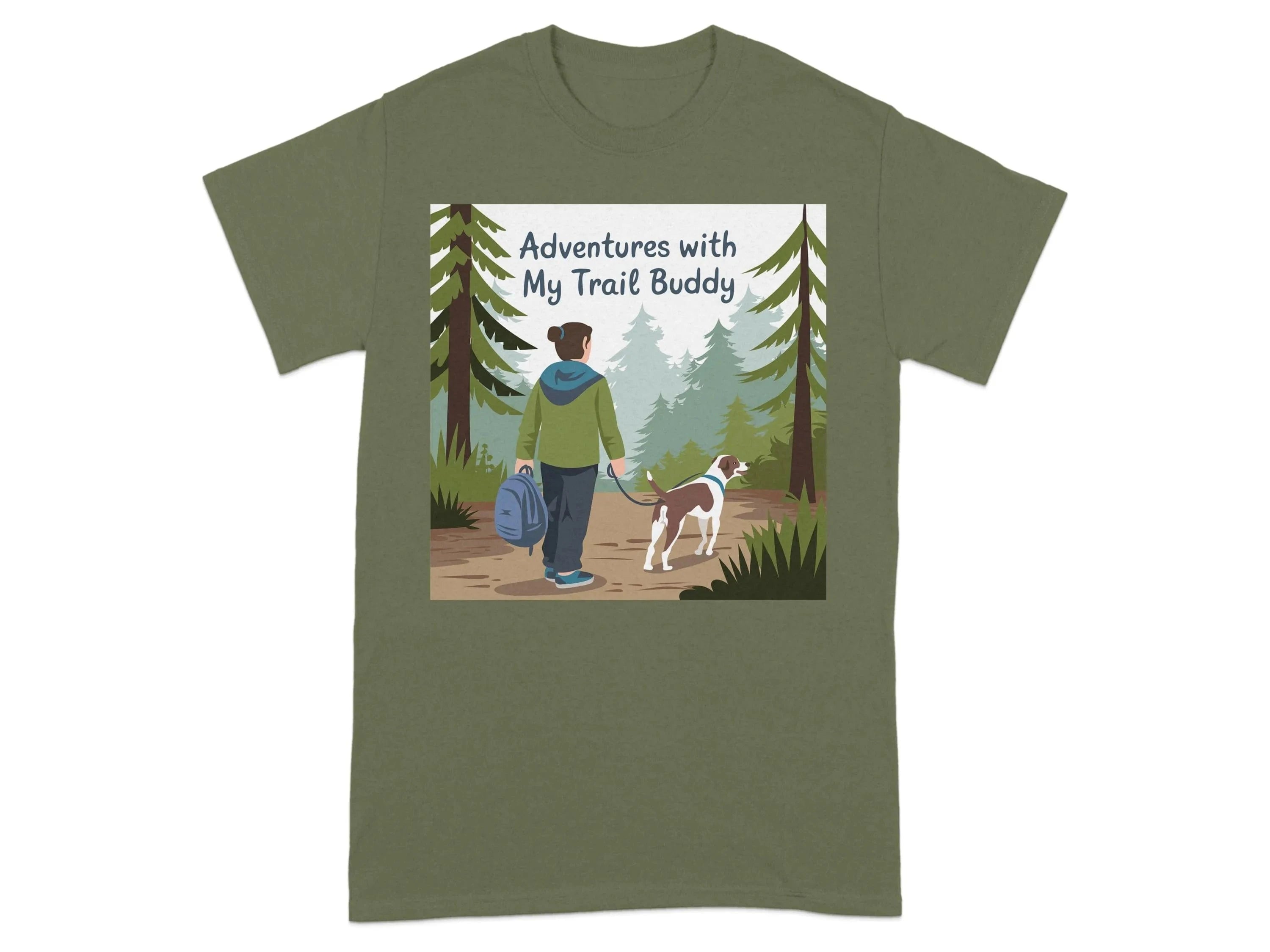 Adventures with My Trail Buddy T-Shirts T-shirt