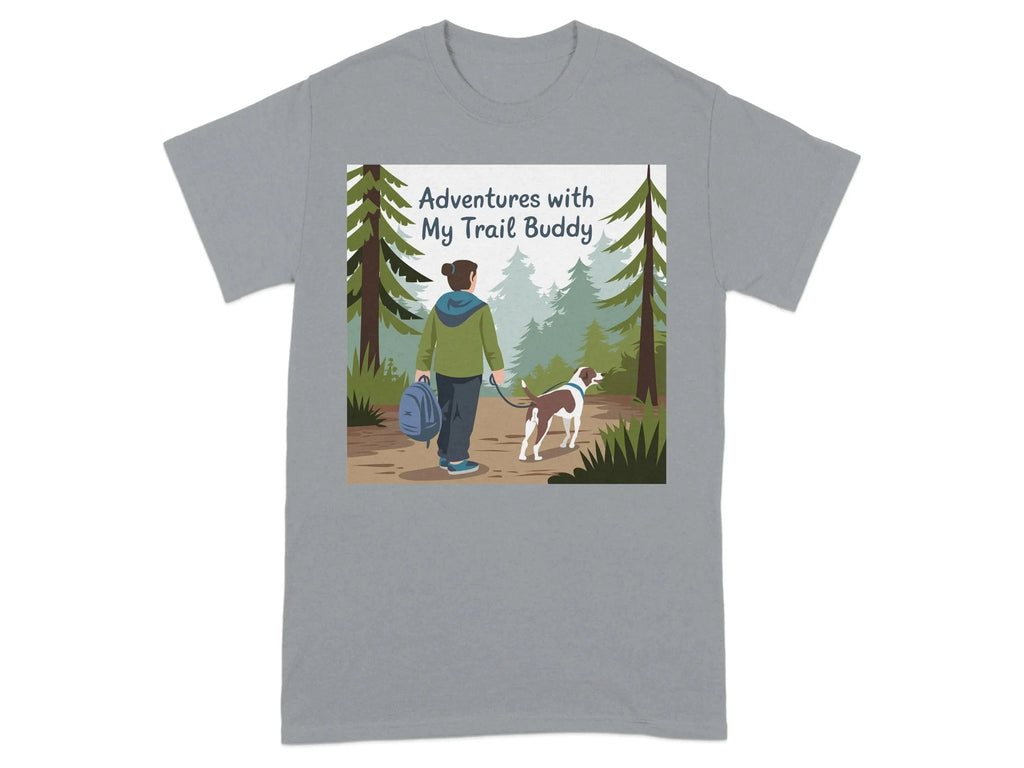 Adventures with My Trail Buddy T-Shirts Gravel T-shirt