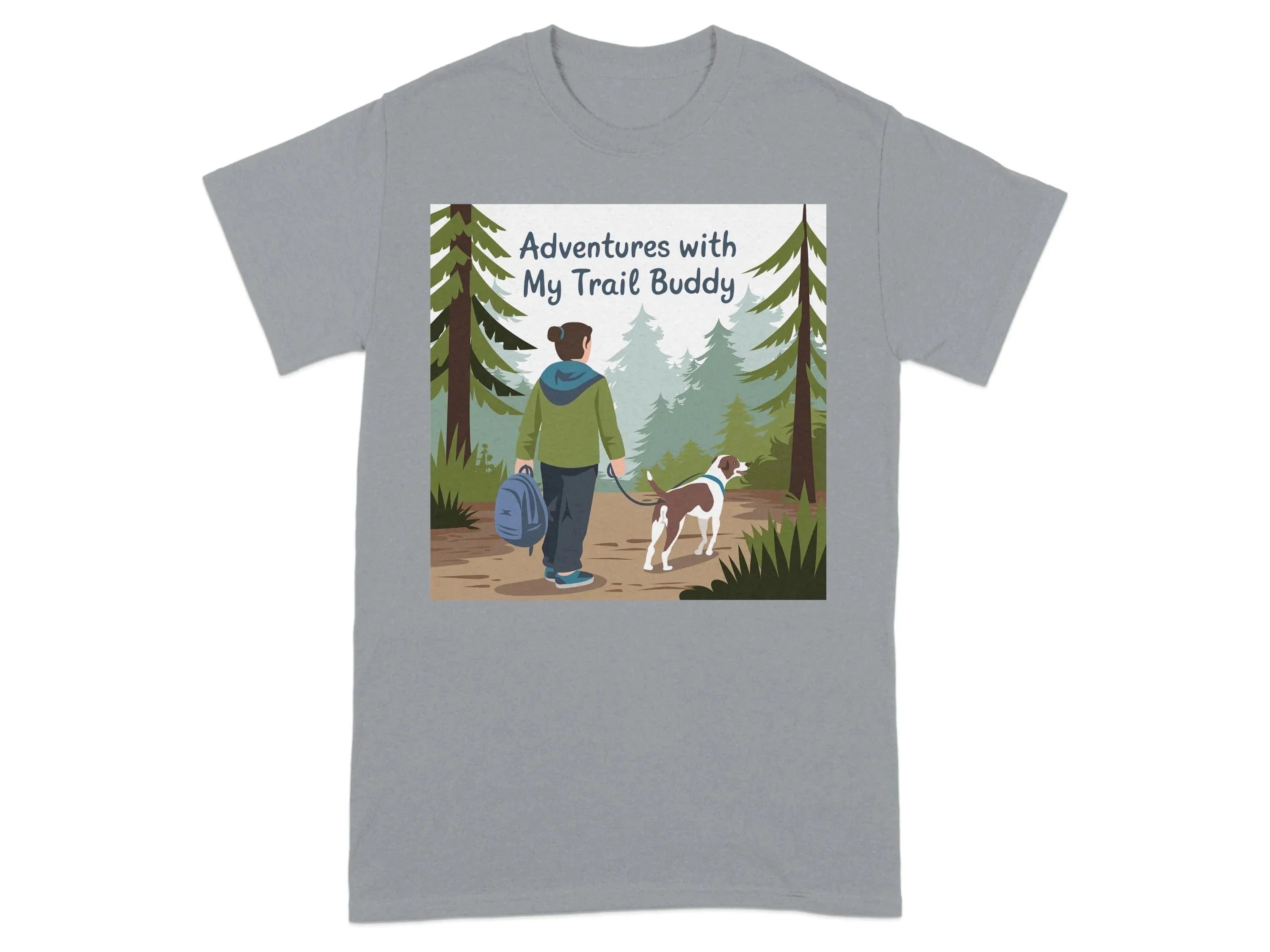 Adventures with My Trail Buddy T-Shirts Gravel T-shirt