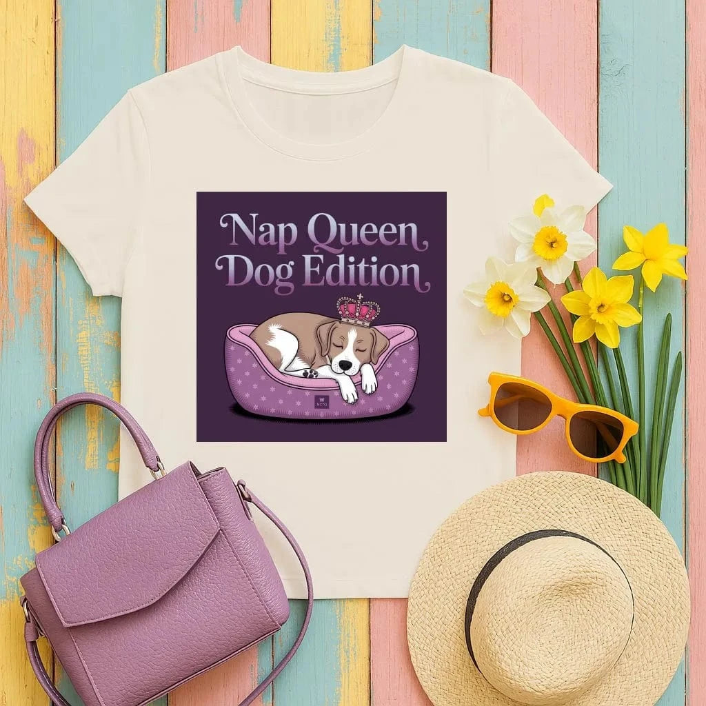 Beagle Nap Queen Design Comfortable T-Shirts T-shirt