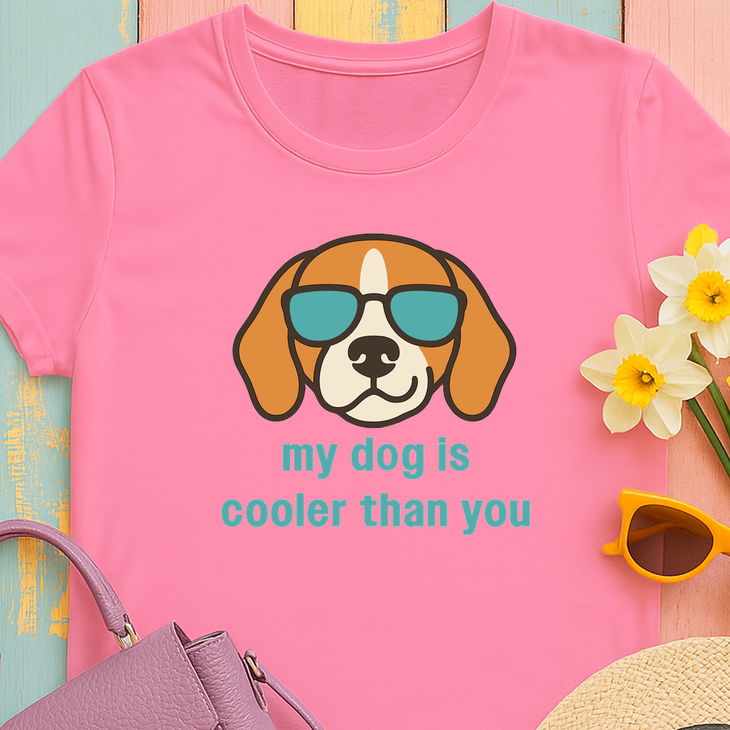 My Dog Is Cooler Than You Beagle T-Shirt