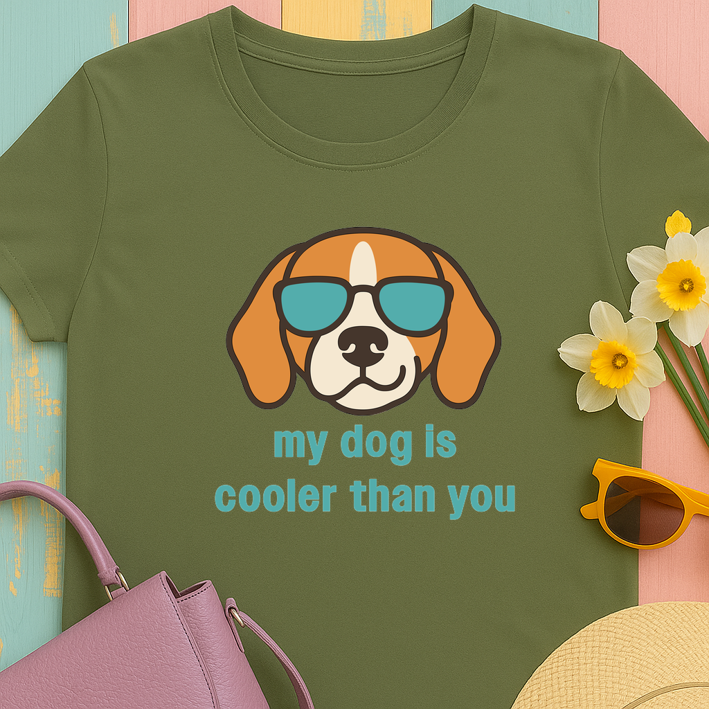 My Dog Is Cooler Than You Beagle T-Shirt