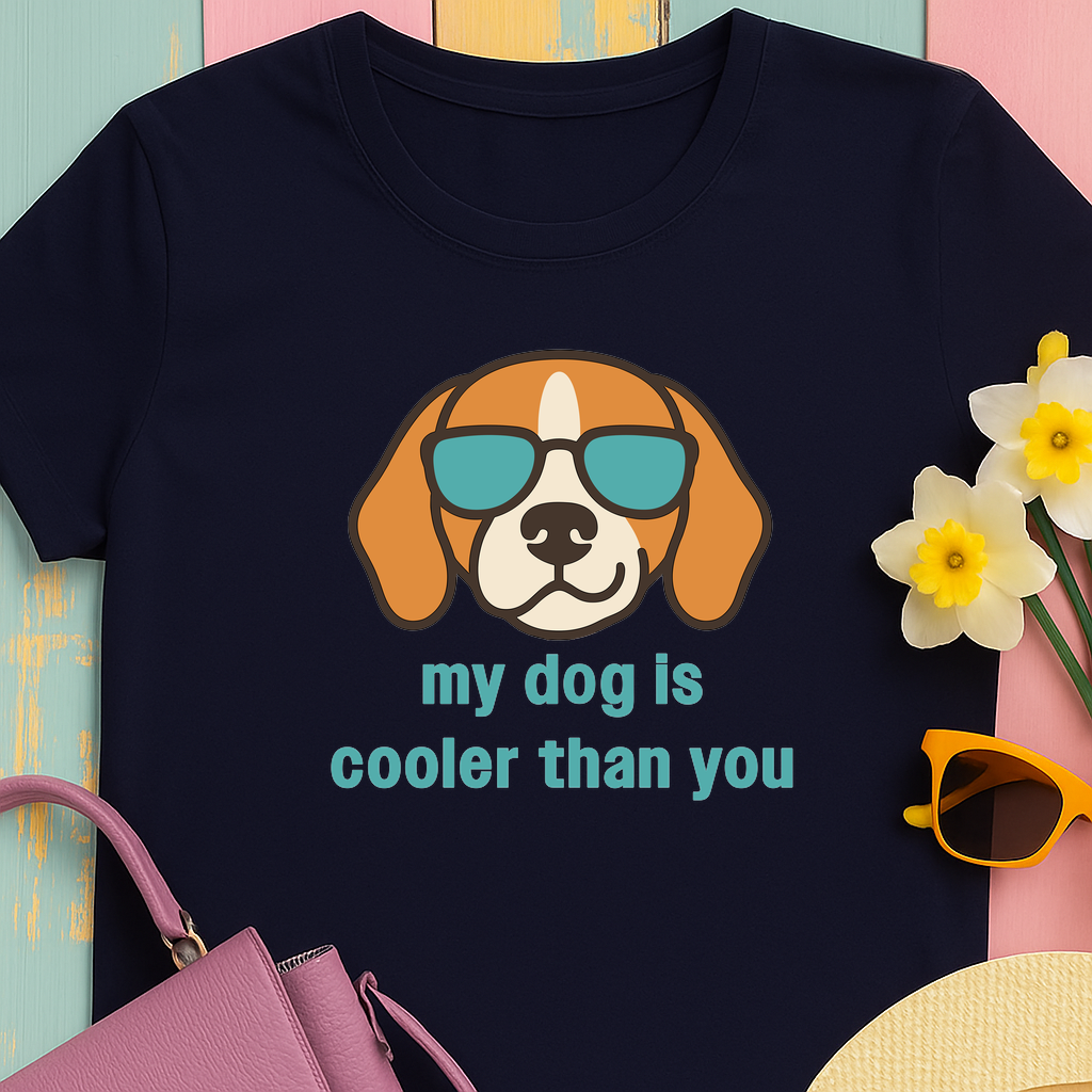 My Dog Is Cooler Than You Beagle T-Shirt