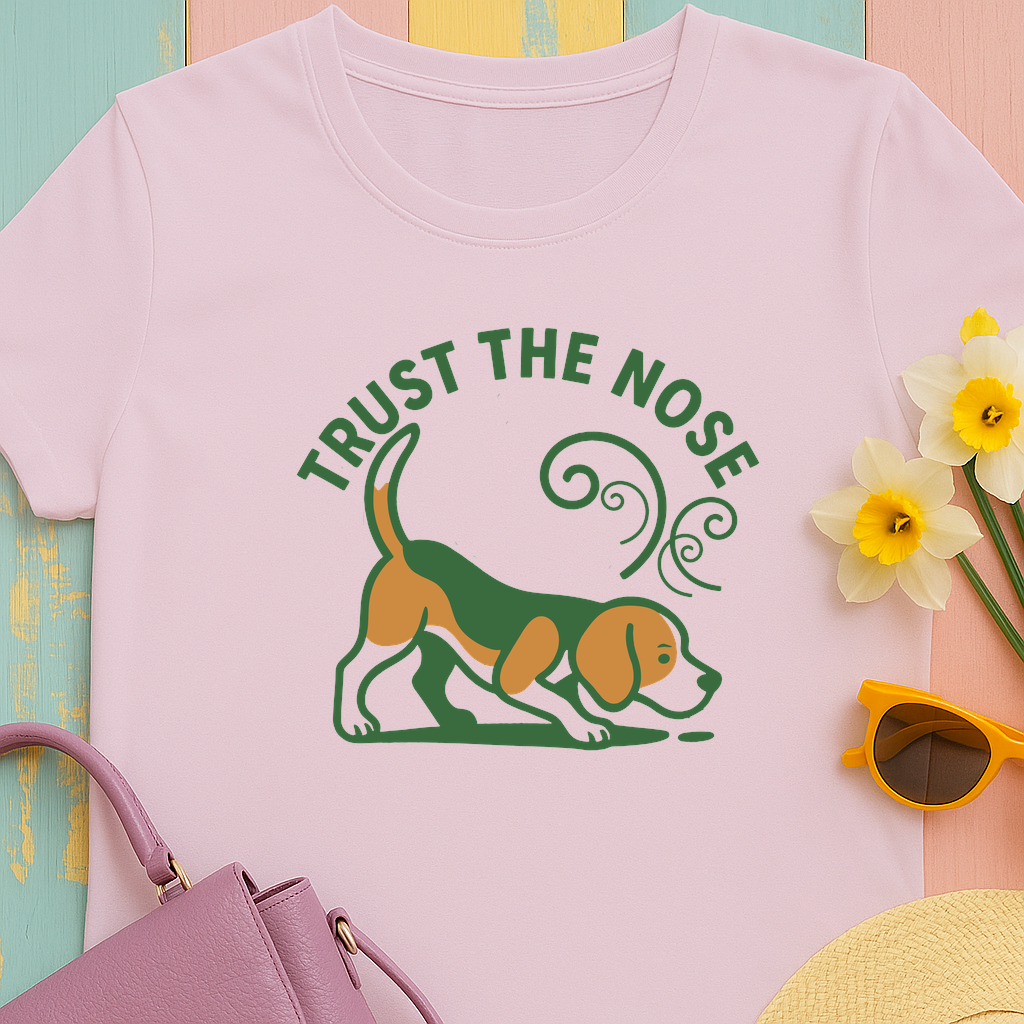 'Trust the nose' Sniffing Beagle T-Shirt