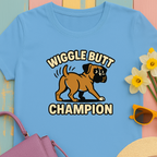 Boxer Dog Unisex Tee - Wiggle Butt Champion