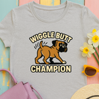 Boxer Dog Unisex Tee - Wiggle Butt Champion