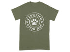 Certified Good Dog With Paw Print Design T-Shirts T-shirt