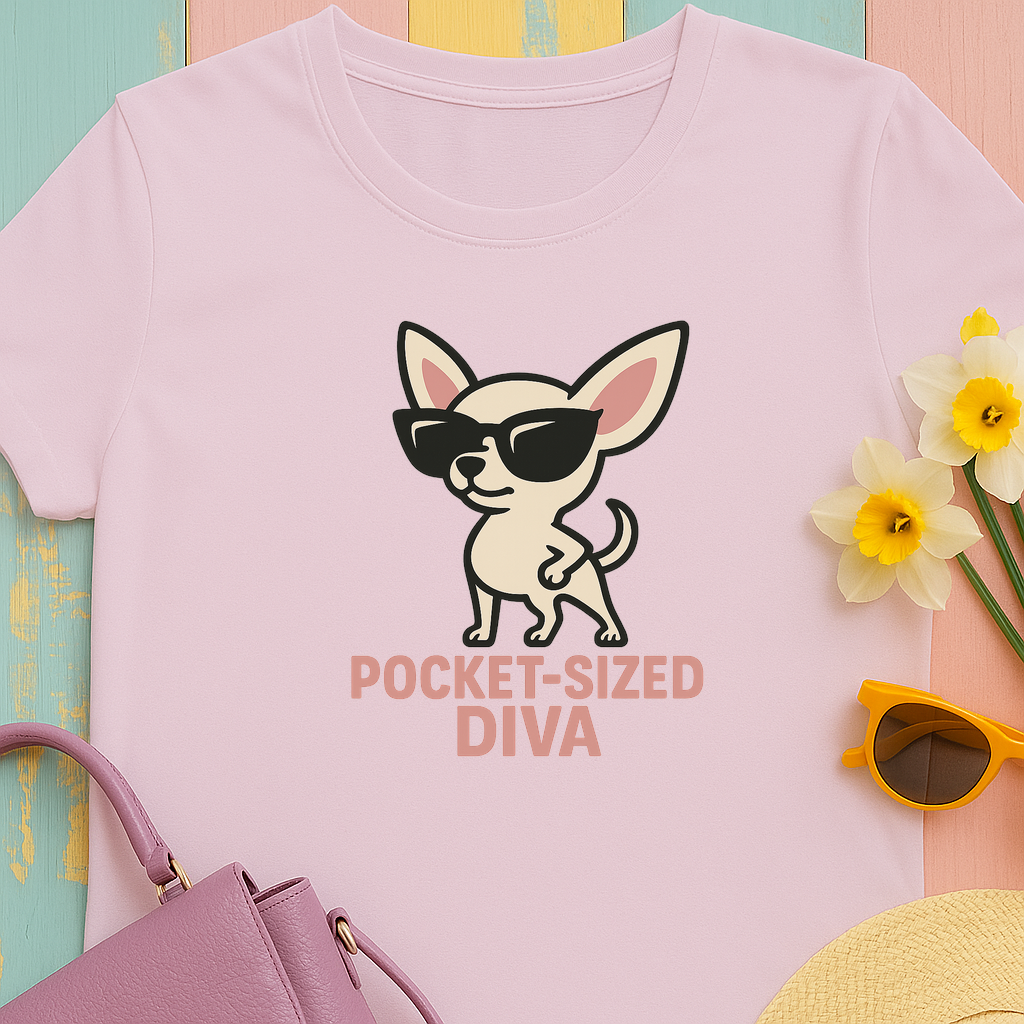 Chihuahua Pocket Sized Diva Tee