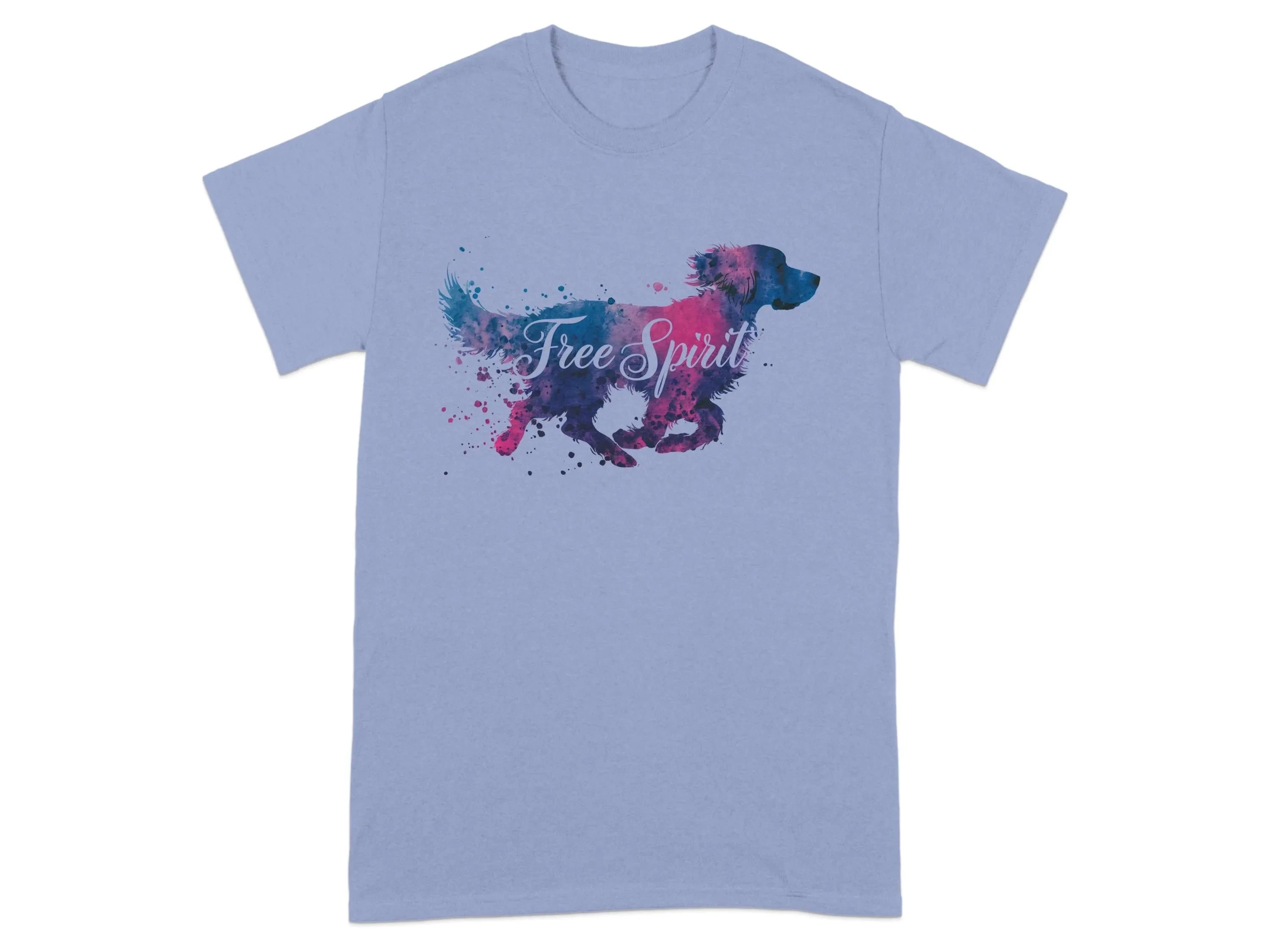 Colorful Free Spirit Gordon Setter T-Shirts Violet T-shirt