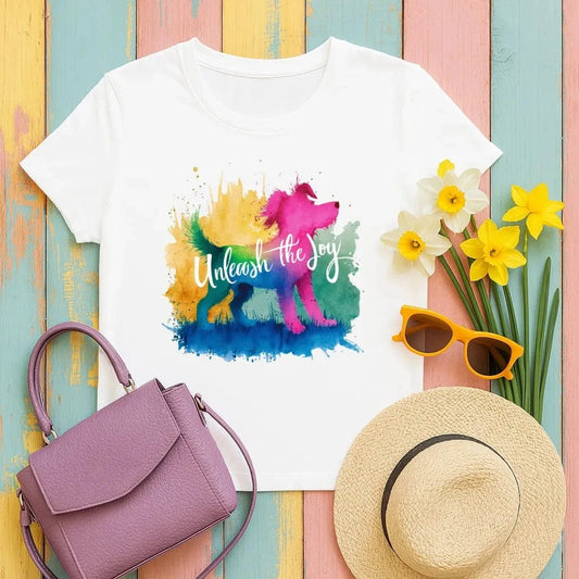 Colorful Unleash the Joy T-Shirts T-shirt