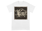 Corgi Dog Design Artwork Large Mountain Scene T-Shirts White T-shirt
