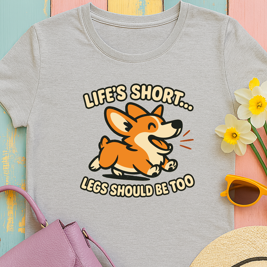 Corgi "Life's short, legs should be too" T-Shirt