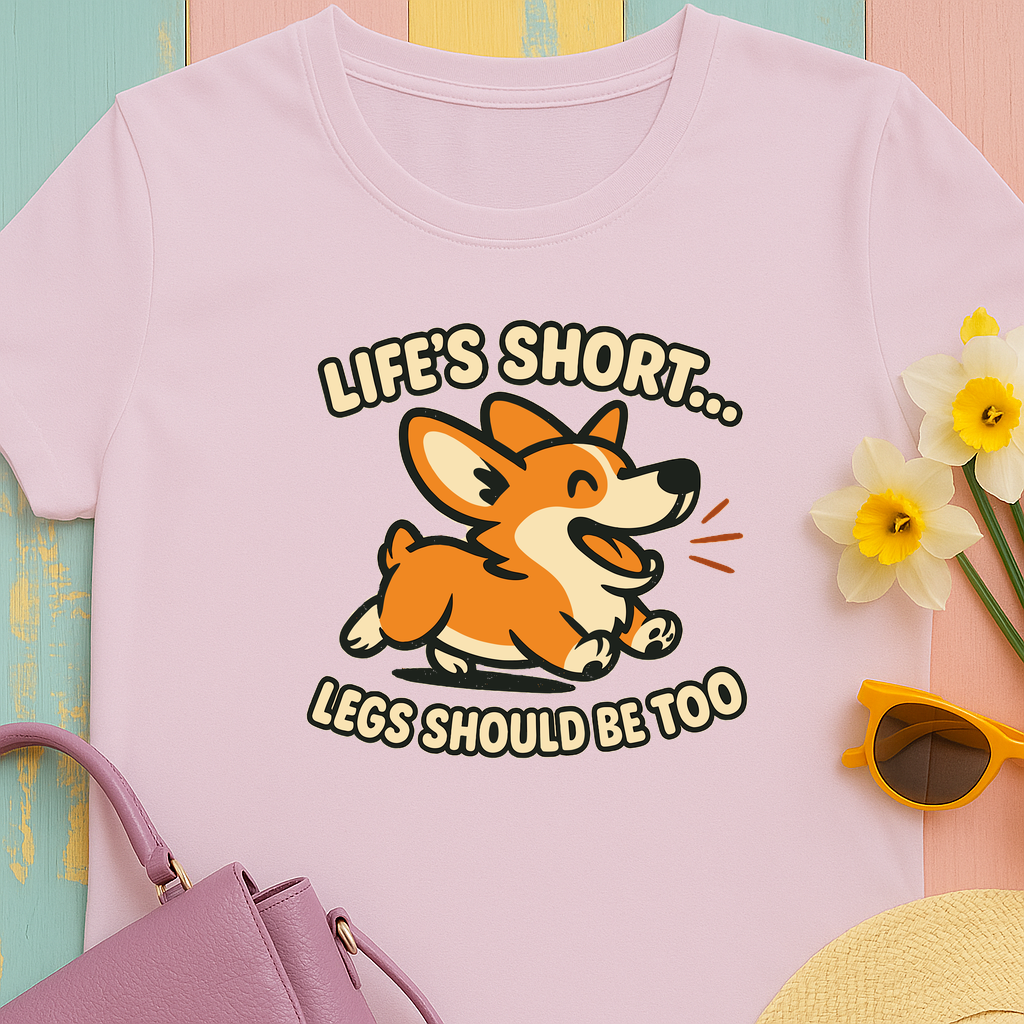 Corgi "Life's short, legs should be too" T-Shirt