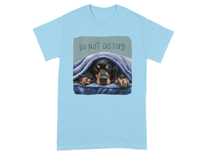 Cozy Gordon Setter Do Not Disturb T-Shirts Sky T-shirt