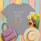 Dog Logic Something to Bark At T-Shirts Tweed T-shirt