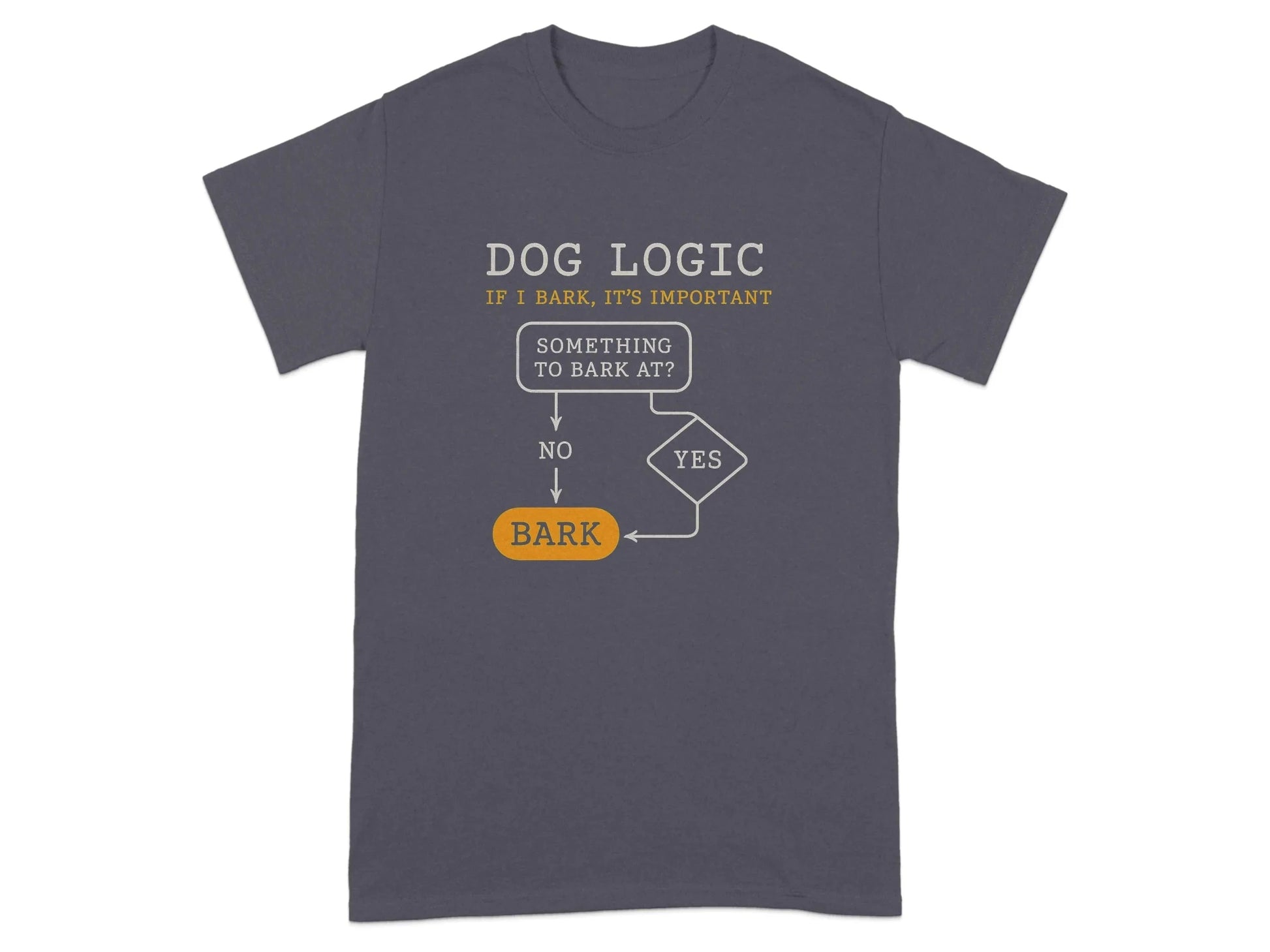 Dog Logic Something to Bark At T-Shirts T-shirt