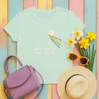 Dog Side of the Moon T-Shirts Mint Green T-shirt