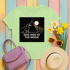 Dog Side of the Moon T-Shirts Lime T-shirt