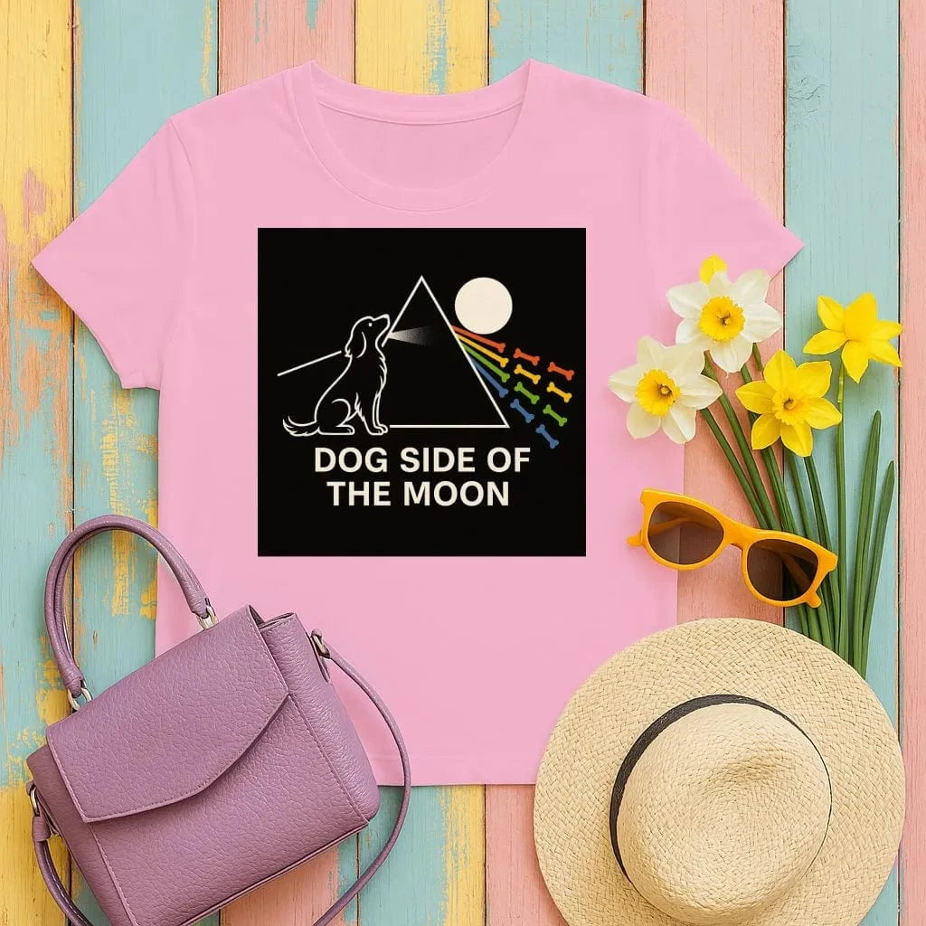 Dog Side of the Moon T-Shirts Azalea T-shirt