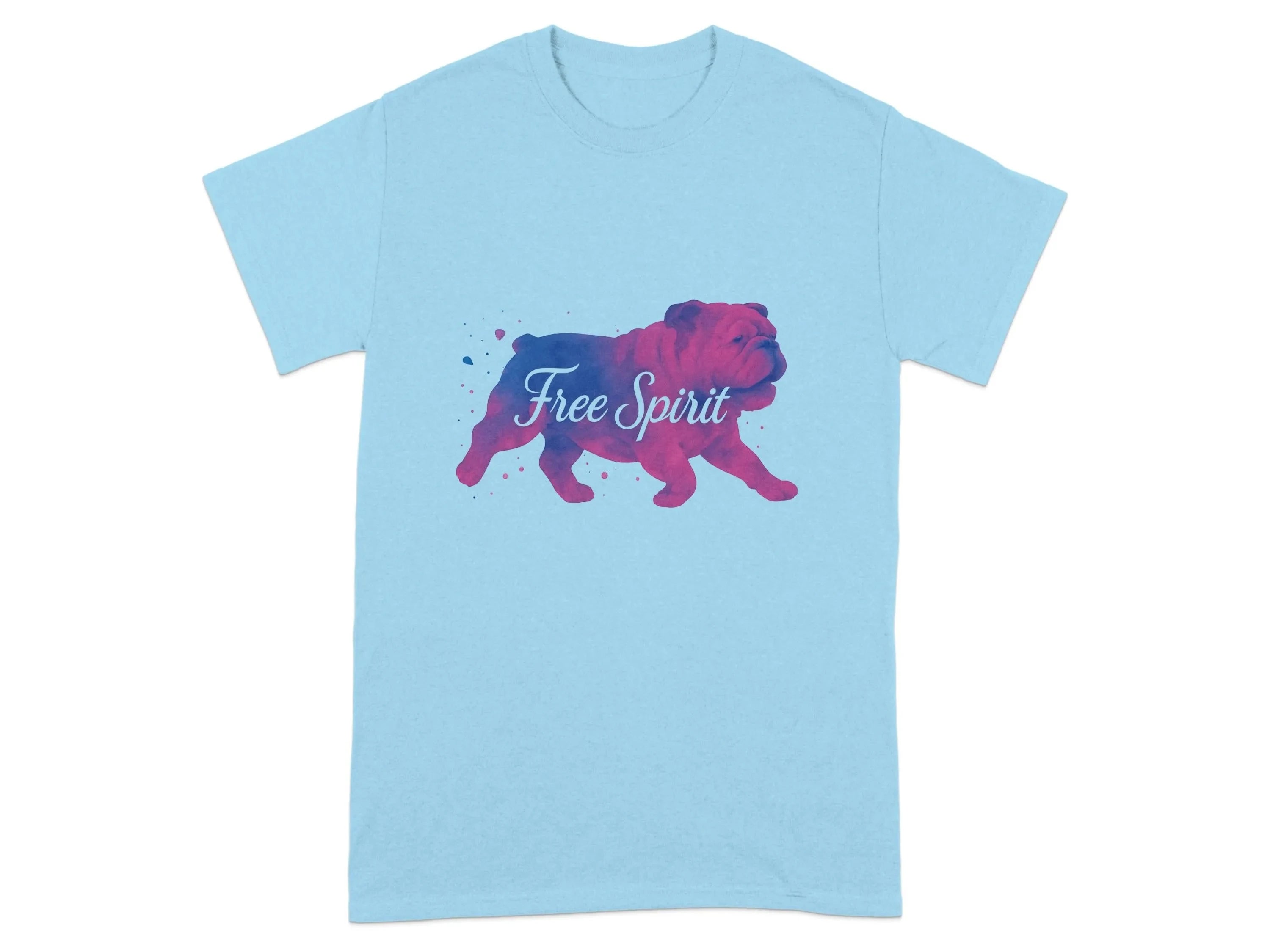 English Bulldog Free Spirit T-Shirts T-shirt
