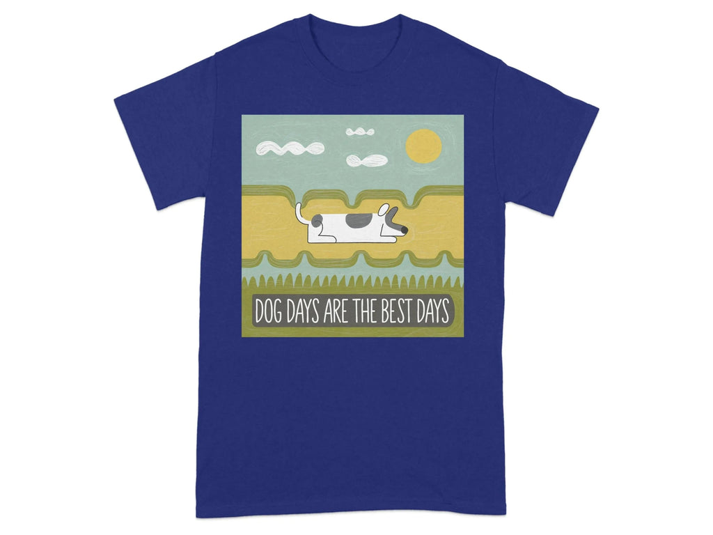 Enjoy the Sunniest Days with Dog Days T-Shirts Cobalt T-shirt