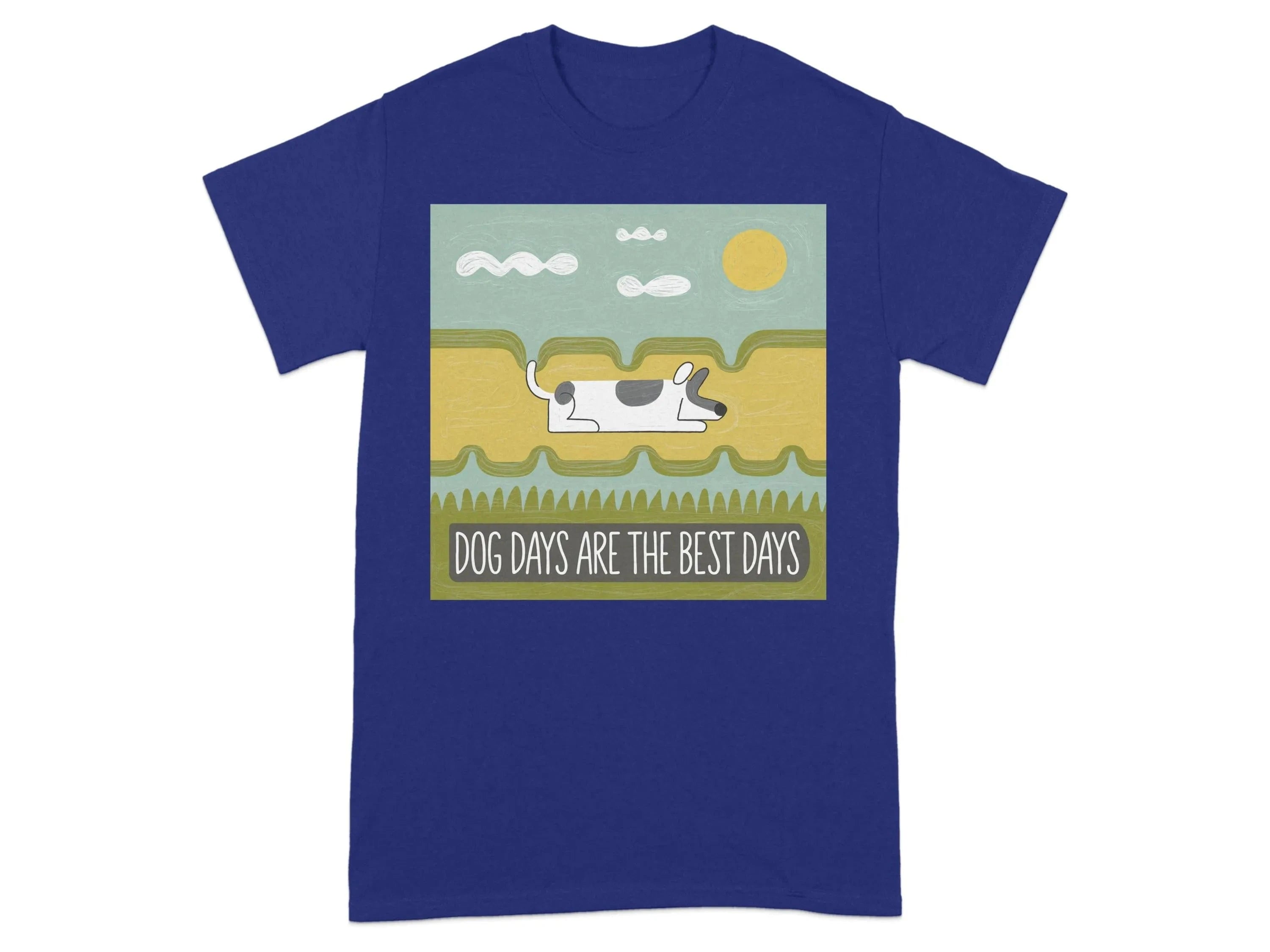 Enjoy the Sunniest Days with Dog Days T-Shirts Cobalt T-shirt