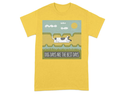 Enjoy the Sunniest Days with Dog Days T-Shirts T-shirt