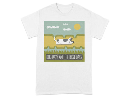 Enjoy the Sunniest Days with Dog Days T-Shirts White T-shirt