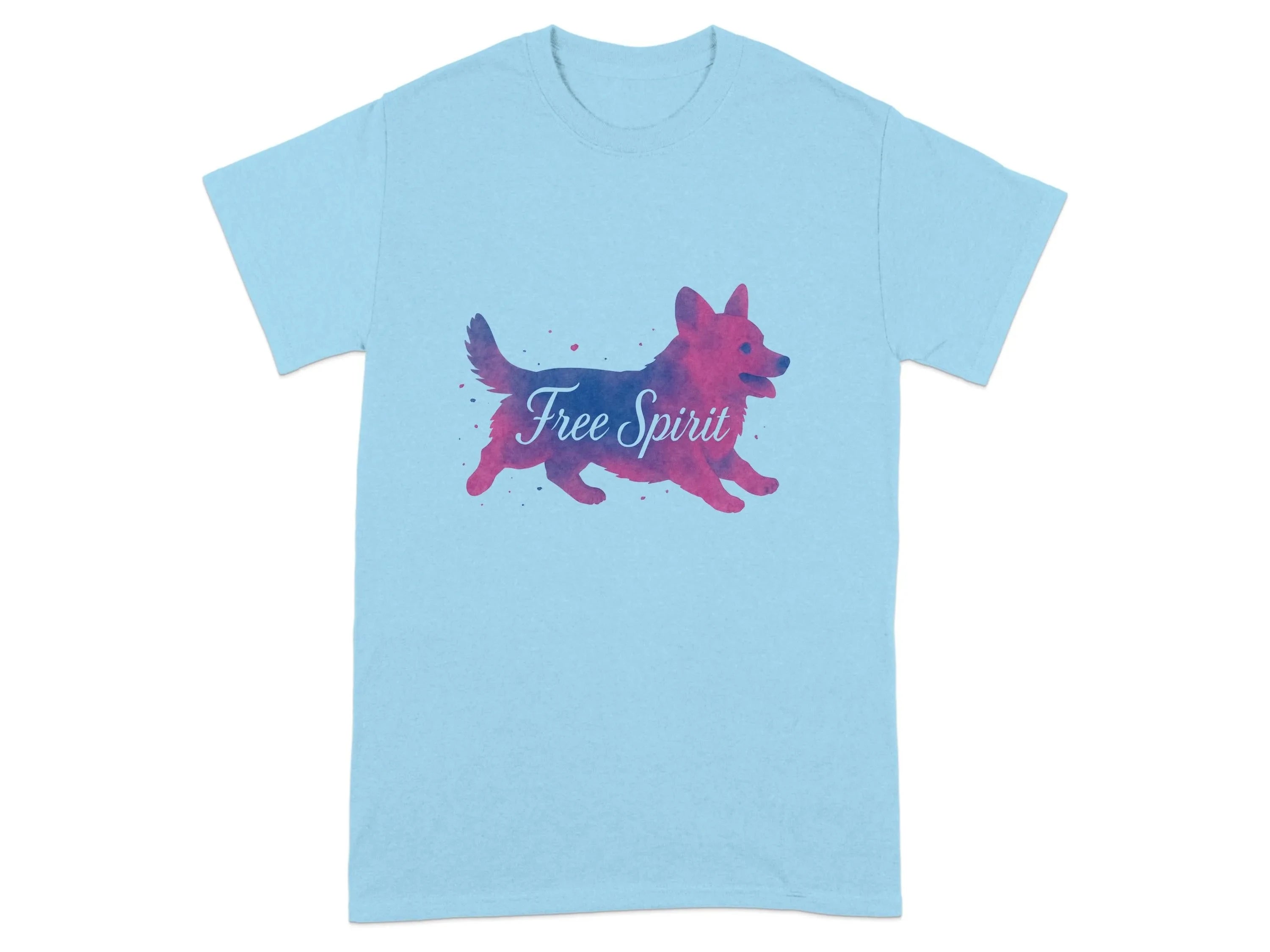 Free Spirit Corgi T-Shirts T-shirt