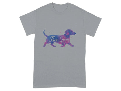 Free Spirit Dachshund T-Shirts T-shirt