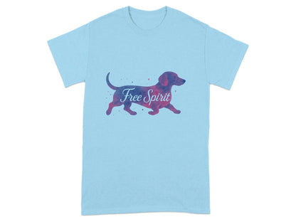 Free Spirit Dachshund T-Shirts T-shirt