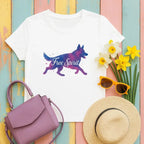 Free Spirit German Shepherd T-Shirts White T-shirt