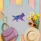 Free Spirit German Shepherd T-Shirts Gravel T-shirt