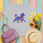 Free Spirit Poodle Animal T-Shirts Gravel T-shirt