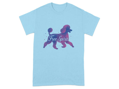 Free Spirit Poodle Animal T-Shirts T-shirt