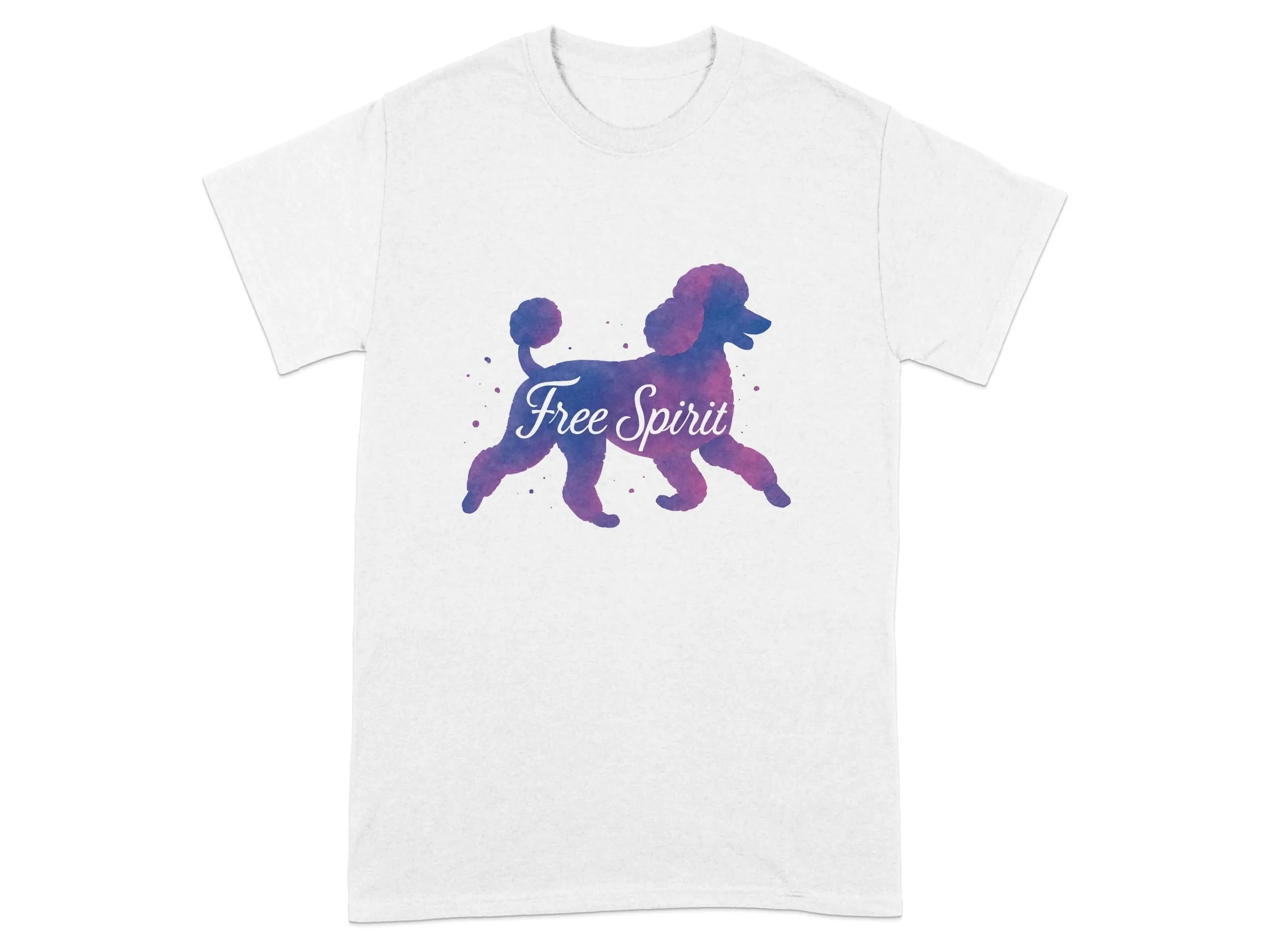 Free Spirit Poodle Animal T-Shirts T-shirt