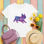 French Bulldog Free Spirit T-Shirts White T-shirt