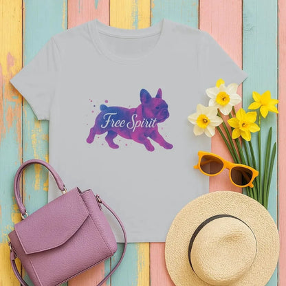 French Bulldog Free Spirit T-Shirts Gravel T-shirt