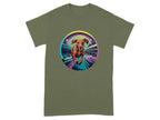 Futuristic Vizsla T-Shirts Military Green T-shirt