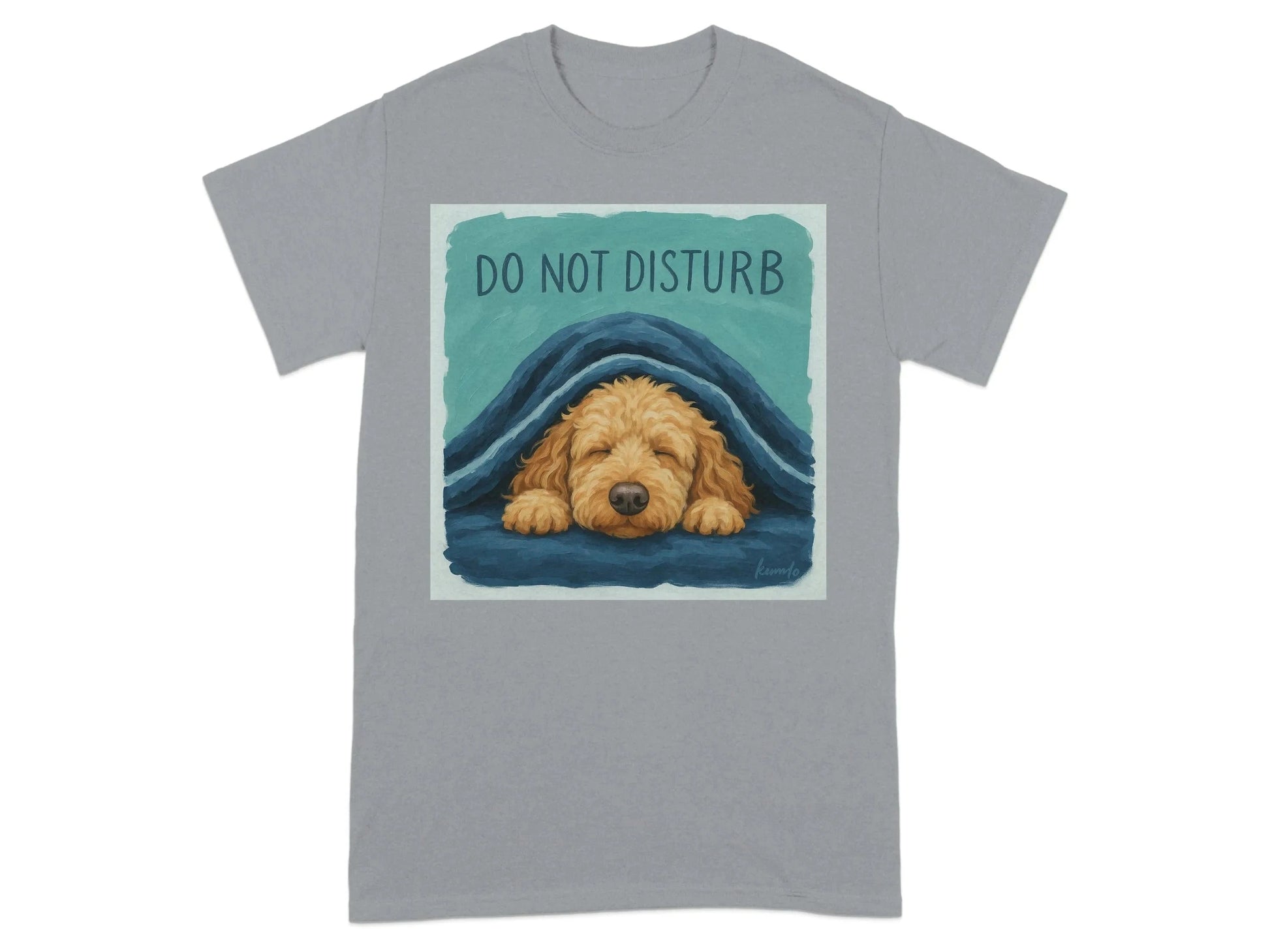 Golden Doodle Under Blanket Do Not Disturb T-Shirt T-shirt