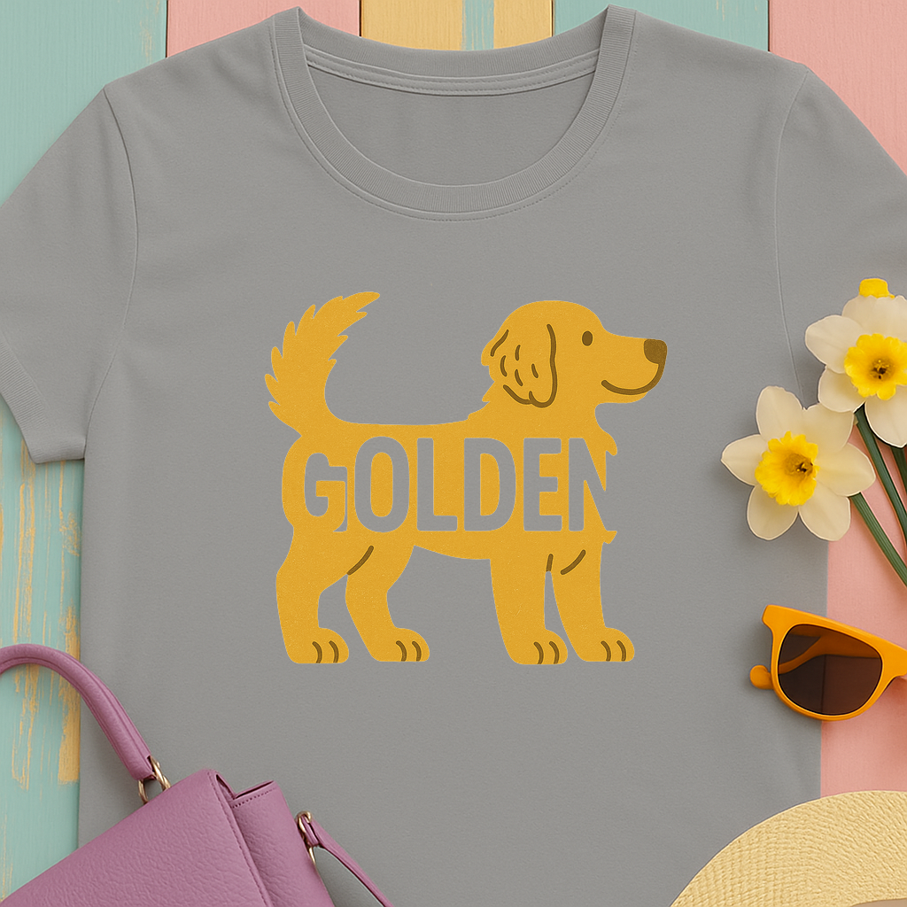 Playful Golden Retriever T-shirt
