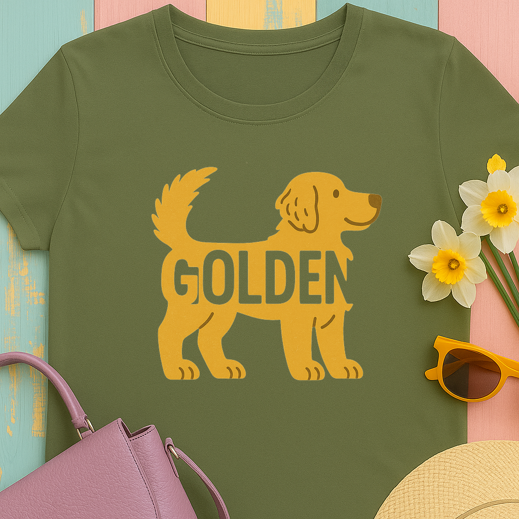 Playful Golden Retriever T-shirt