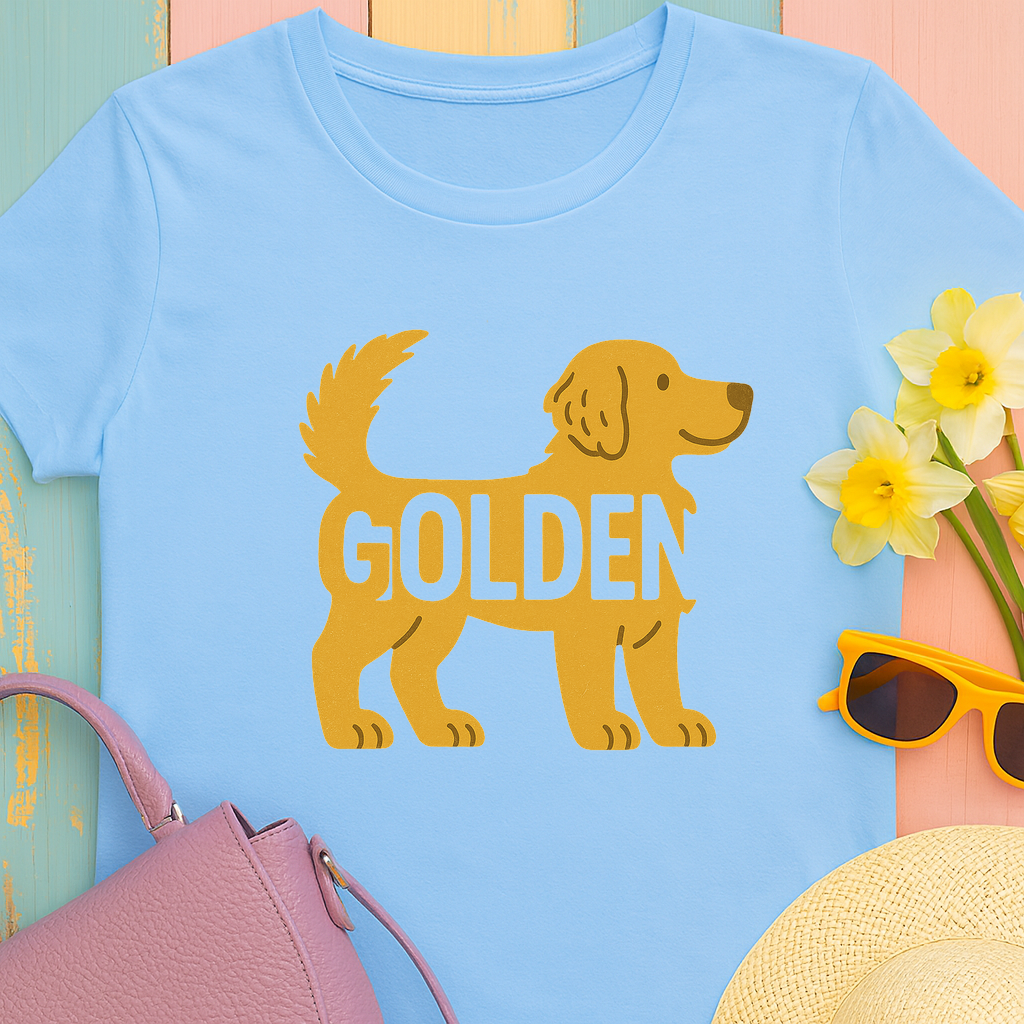 Playful Golden Retriever T-shirt
