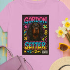 Gordon Setter 90's T-Shirts Heather Radiant Orchid T-shirt