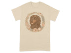 Gordon Setter Floral Wreath T-Shirts T-shirt