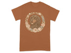 Gordon Setter Floral Wreath T-Shirts T-shirt