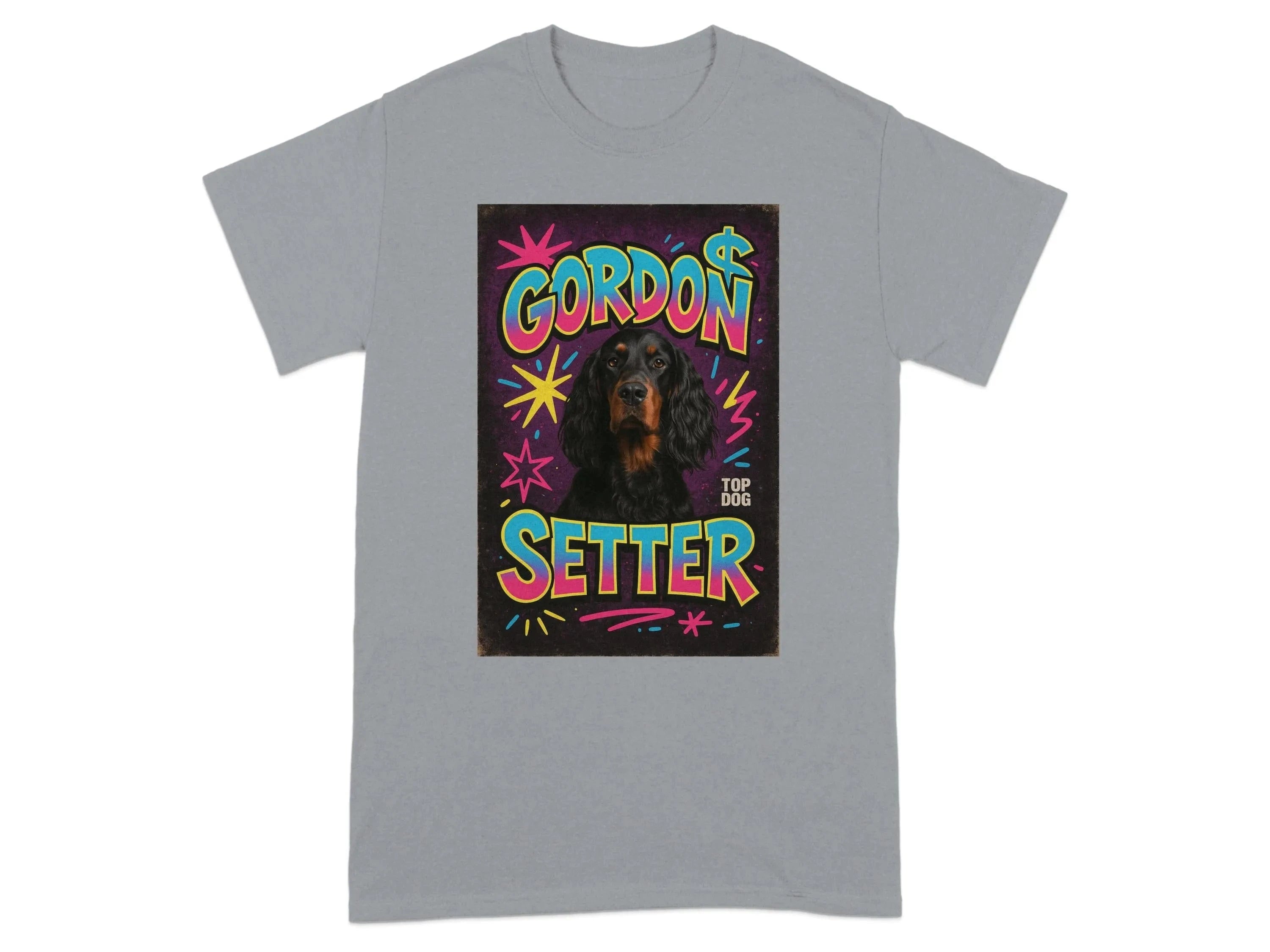 Gordon Setter Top Dog Retro Design T-Shirts T-shirt