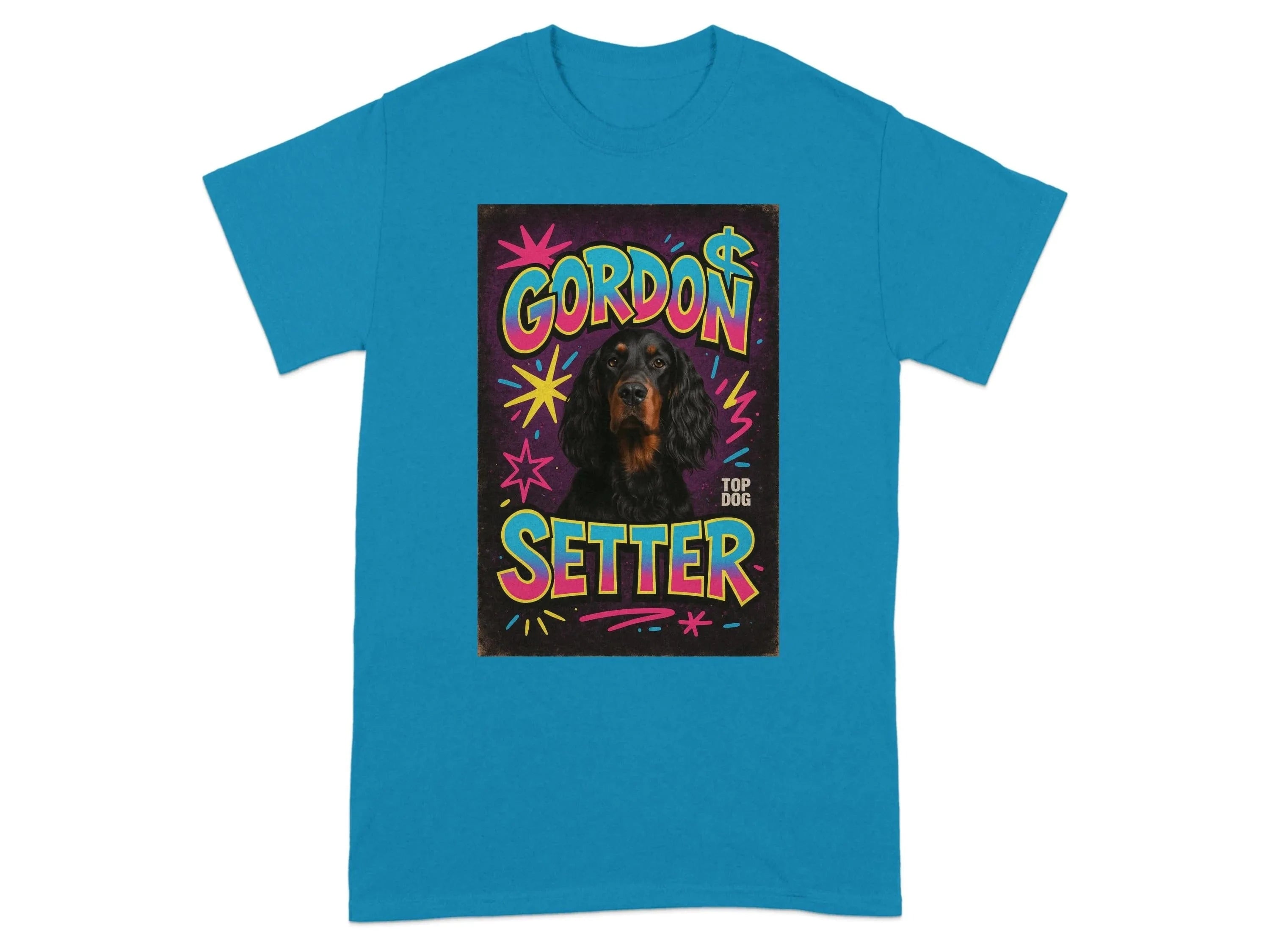 Gordon Setter Top Dog Retro Design T-Shirts T-shirt