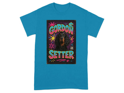 Gordon Setter Top Dog Retro Design T-Shirts T-shirt